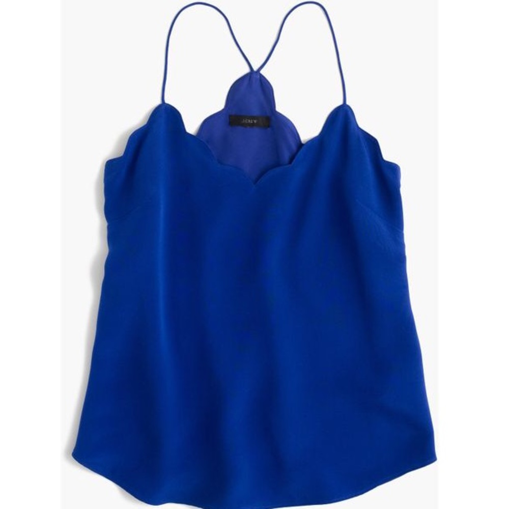 J. Crew Petite Scalloped Carrie Cami